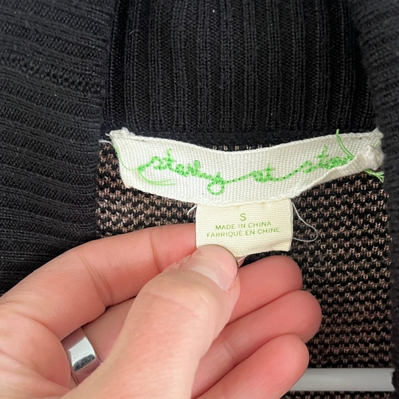 Urban Outfitters Staring at Stars Floral Cardigan Open Front Boho Sweater S - Picture 5 of 8